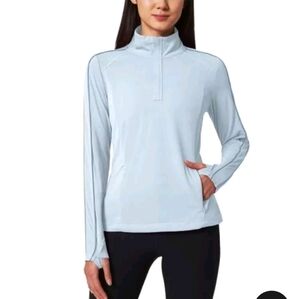 Mondetta Women's Active 1/4 Zip Long Sleeve Top Size L